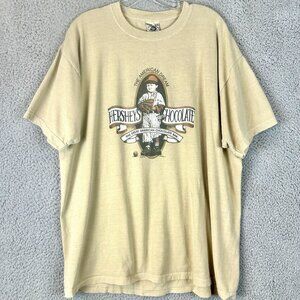 Hershey's Chocolate Factory‎ Baseball T Shirt Size L American Dream Anvil Bar